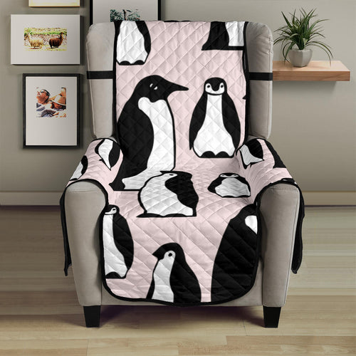 Penguin Pattern Background Chair Cover Protector