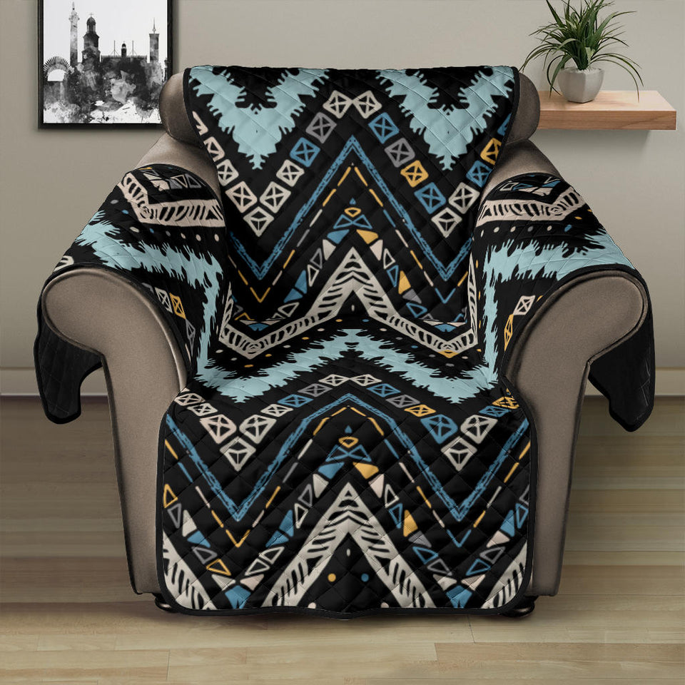 Zigzag Chevron African Afro Dashiki Adinkra Kente Recliner Cover Protector