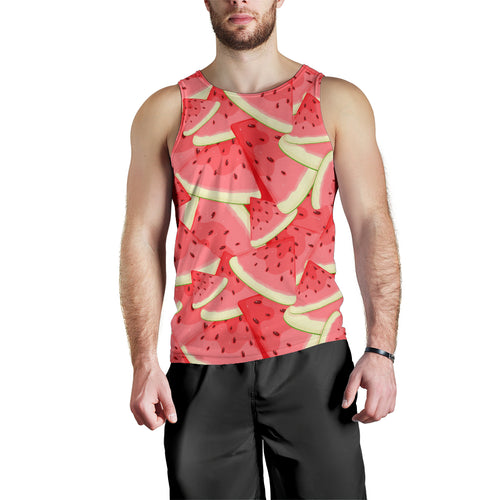 Watermelon Pattern Background Men Tank Top