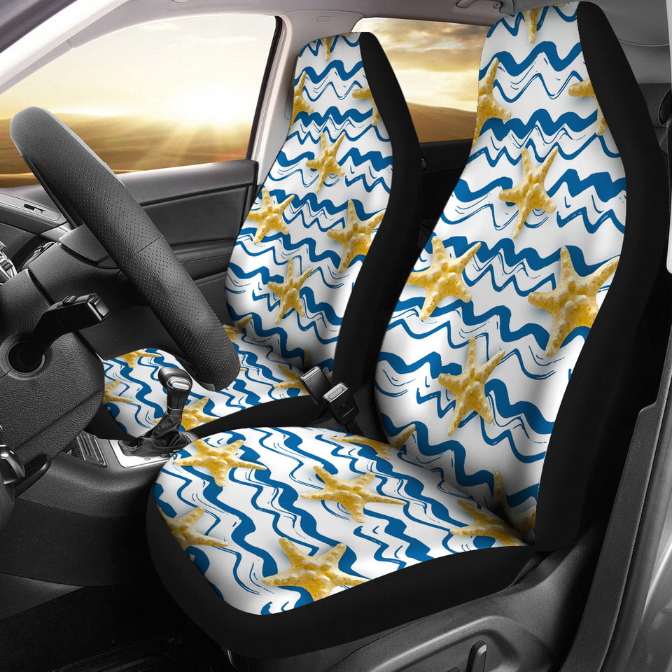 Starfish Pattern Universal Fit Car Seat Covers
