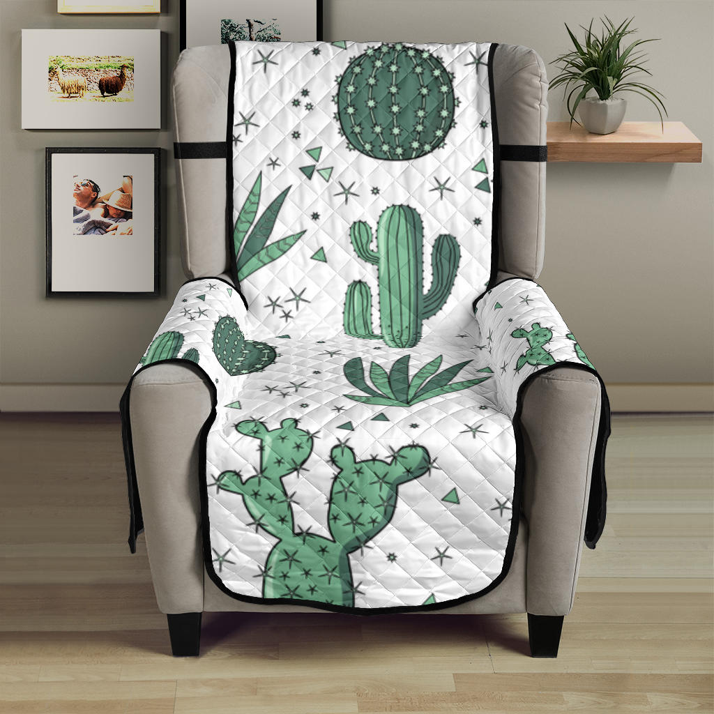 Cactus Pattern Chair Cover Protector