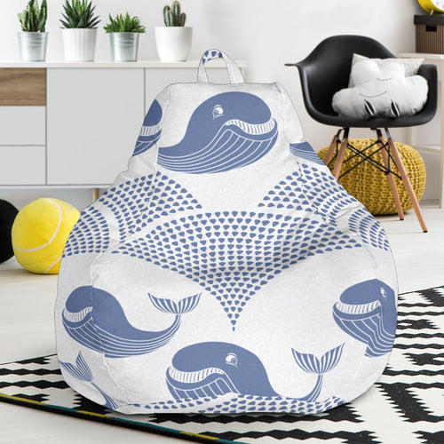 Whale Pattern Bean Bag Cover