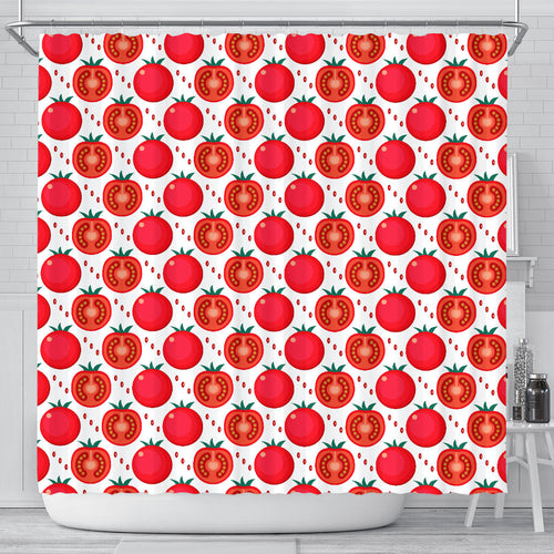 Tomato Pattern Shower Curtain Fulfilled In US