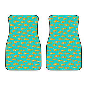 Clown Fish Pattern Print Design 02 Front Car Mats