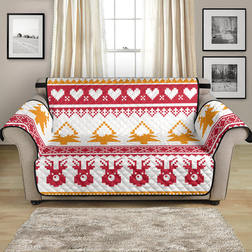 Beer Sweater Printed Pattern Loveseat Couch Cover Protector