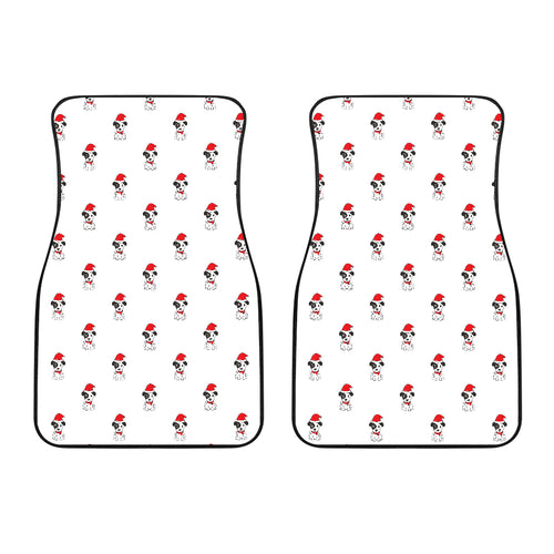 Jack Russel Pattern Print Design 01 Front Car Mats