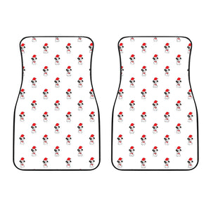 Jack Russel Pattern Print Design 01 Front Car Mats