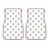 Jack Russel Pattern Print Design 01 Front Car Mats