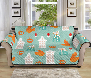 Windmill Pattern Theme Sofa Cover Protector