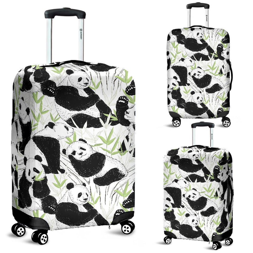 Panda Pattern Luggage Covers