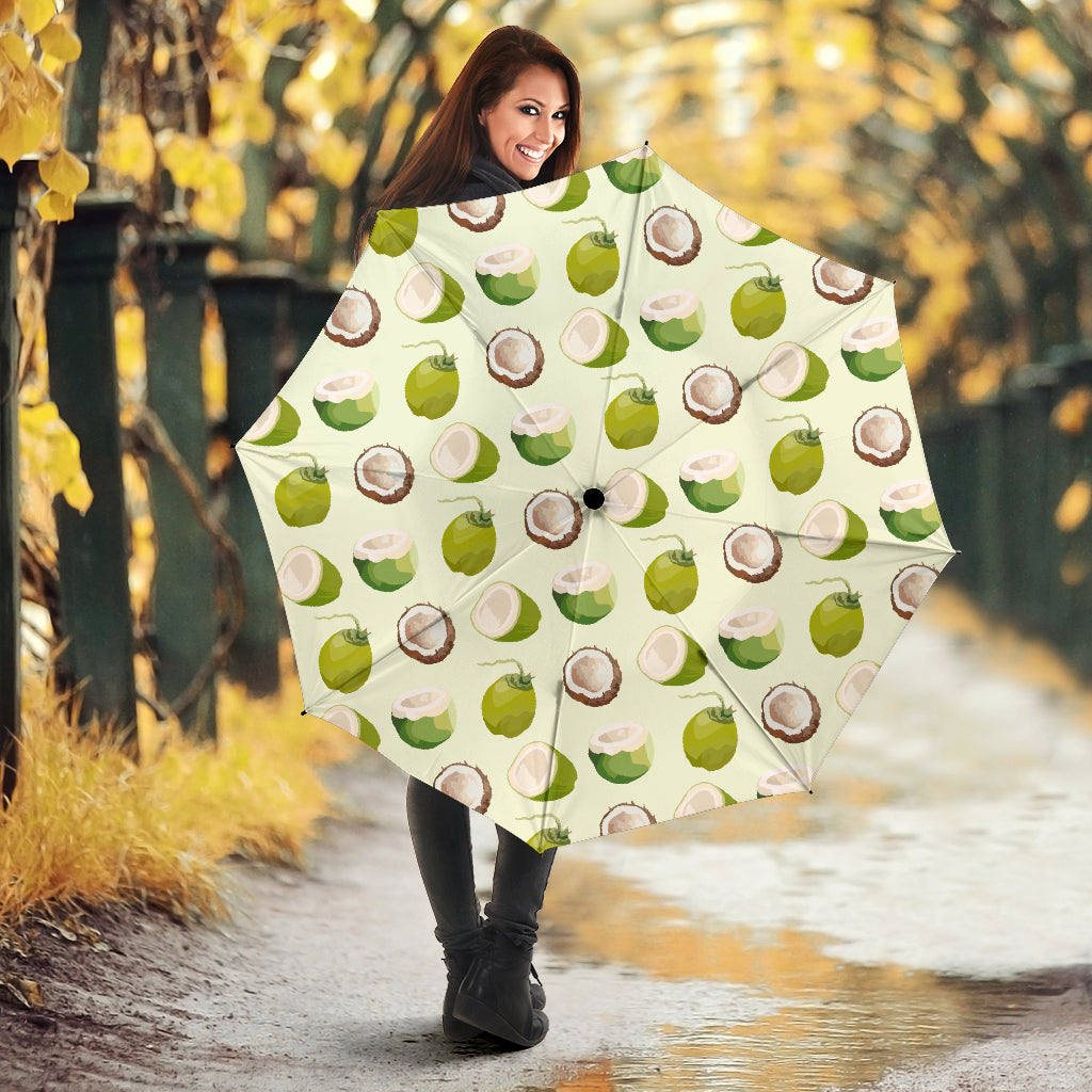 Coconut Pattern Print Design 04 Umbrella