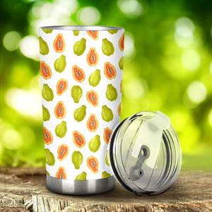 Papaya Pattern Theme Tumbler