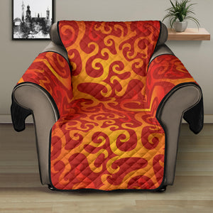 Flame Fire Pattern Recliner Cover Protector