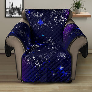 Space Galaxy Pattern Recliner Cover Protector