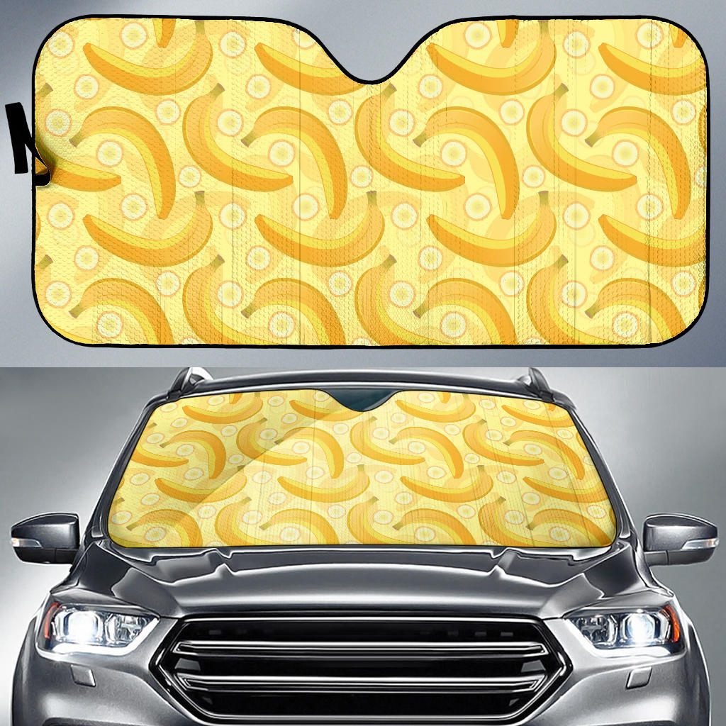 Banana Pattern Car Sun Shade