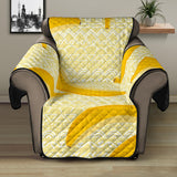 Banana Pattern Tribel Background Recliner Cover Protector