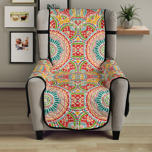 Indian Theme Pattern Chair Cover Protector