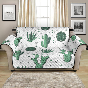 Cactus Pattern Loveseat Couch Cover Protector