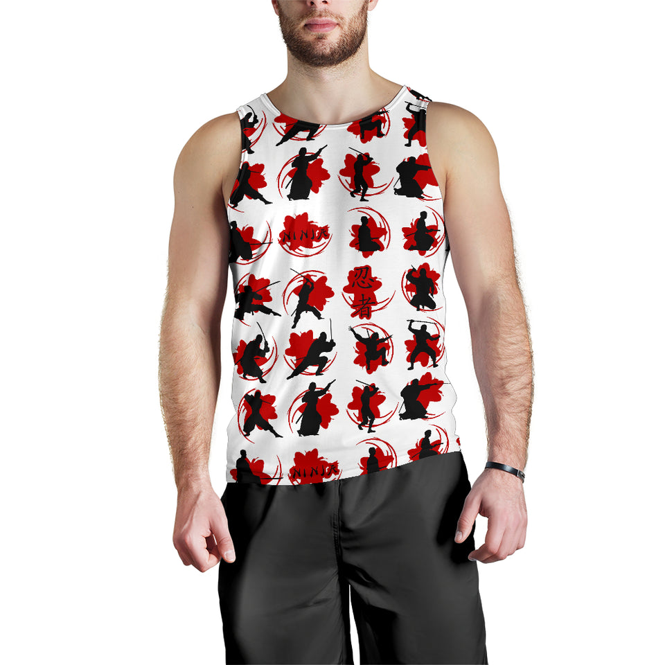 Ninja Pattern Men Tank Top