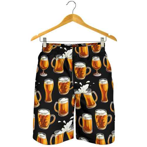 Beer Pattern Background Men Shorts