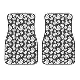 English Bulldog Pattern Print Design 02 Front Car Mats