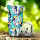 Toucan Pattern Background Tumbler