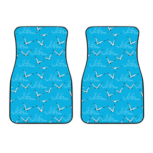 Seagull Pattern Print Design 05 Front Car Mats