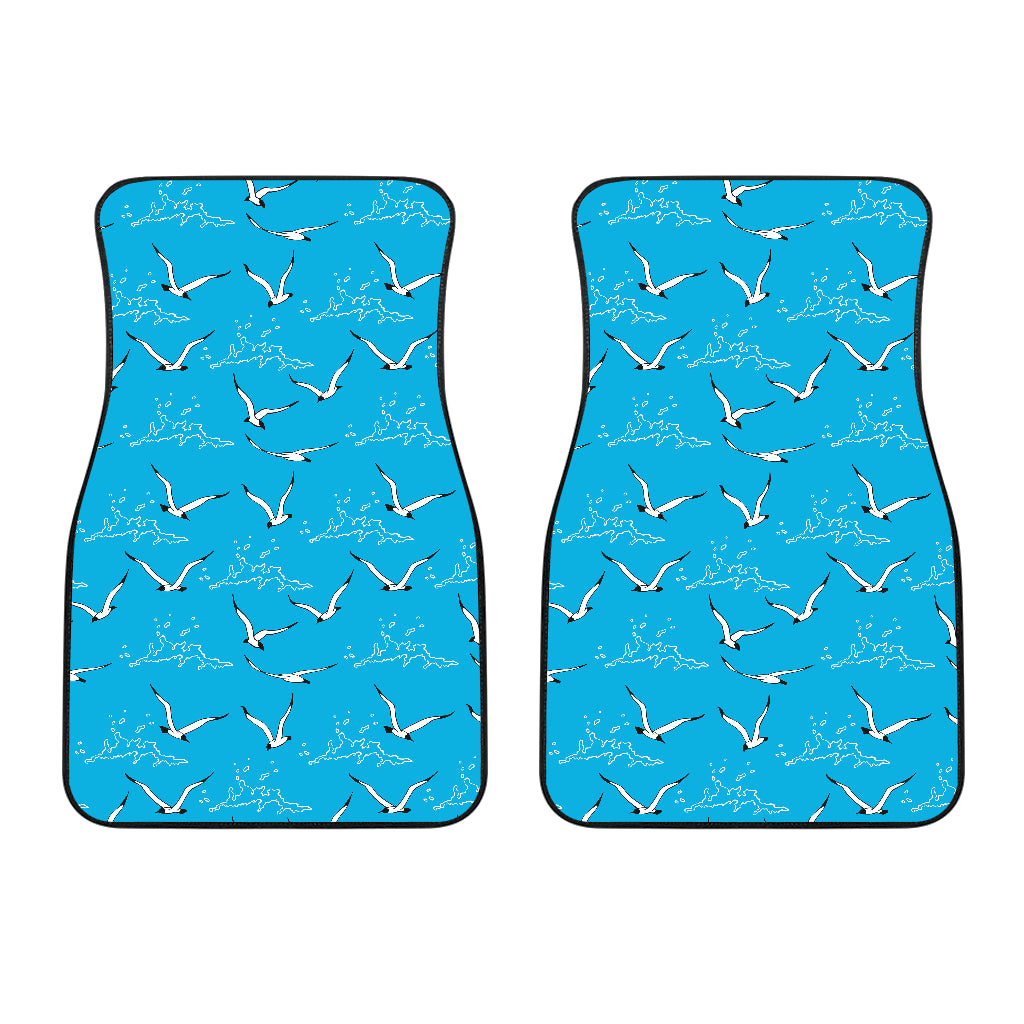 Seagull Pattern Print Design 05 Front Car Mats