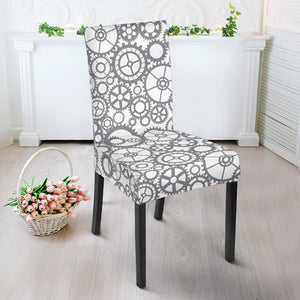 Gear Pattern Print Design 05 Dining Chair Slipcover