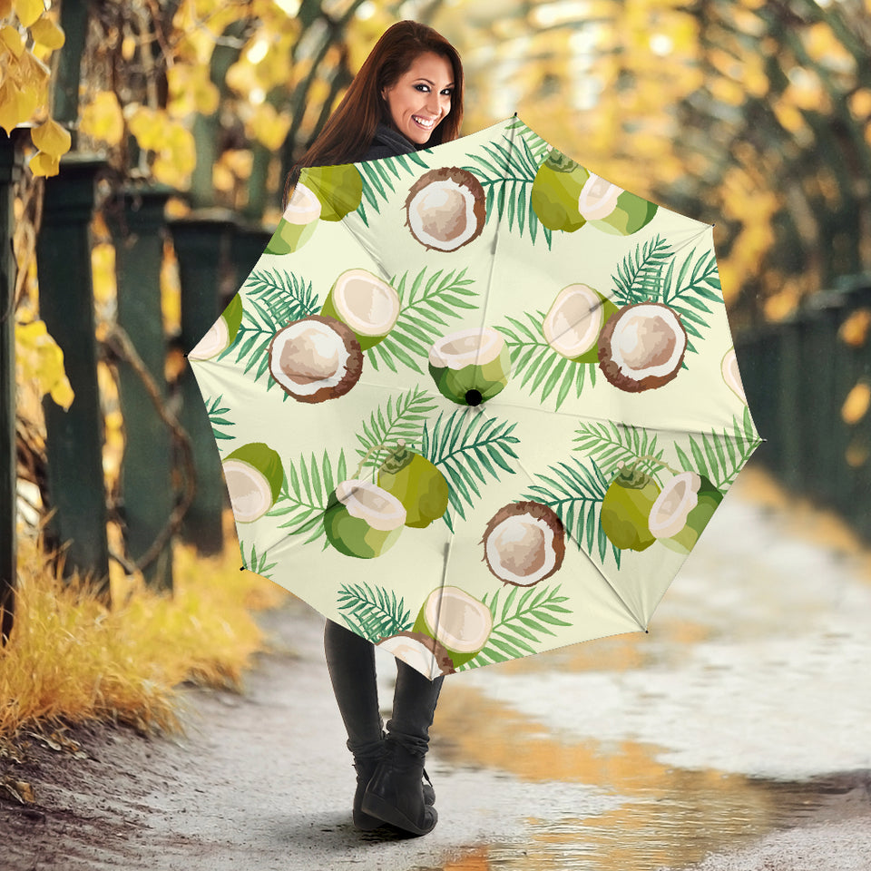 Coconut Pattern Print Design 03 Umbrella