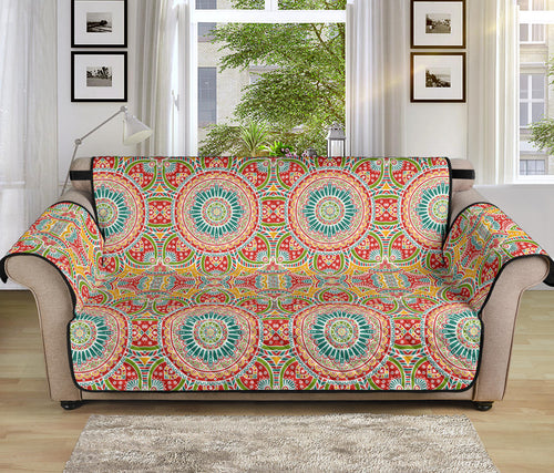 Indian Theme Pattern Sofa Cover Protector