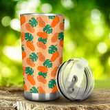 Papaya Leaves Pattern Tumbler