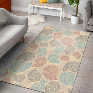 Shell Pattern Area Rug