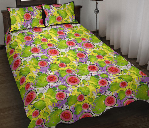 Guava Pattern Quilt Bed Set