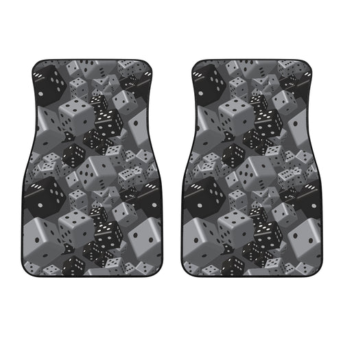 Dice Pattern Print Design 05 Front Car Mats