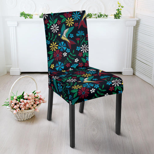 Swallow Pattern Print Design 04 Dining Chair Slipcover