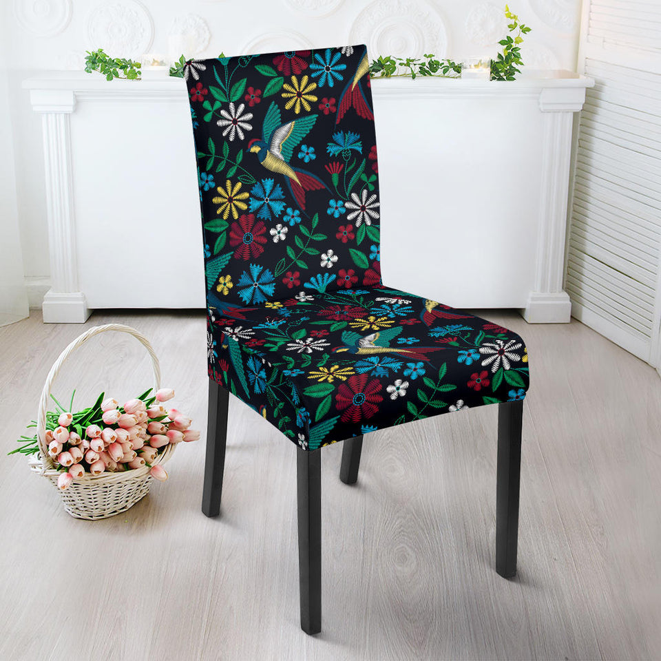 Swallow Pattern Print Design 04 Dining Chair Slipcover