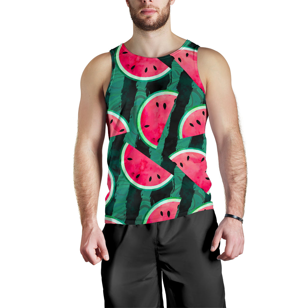 Watermelon Pattern Men Tank Top