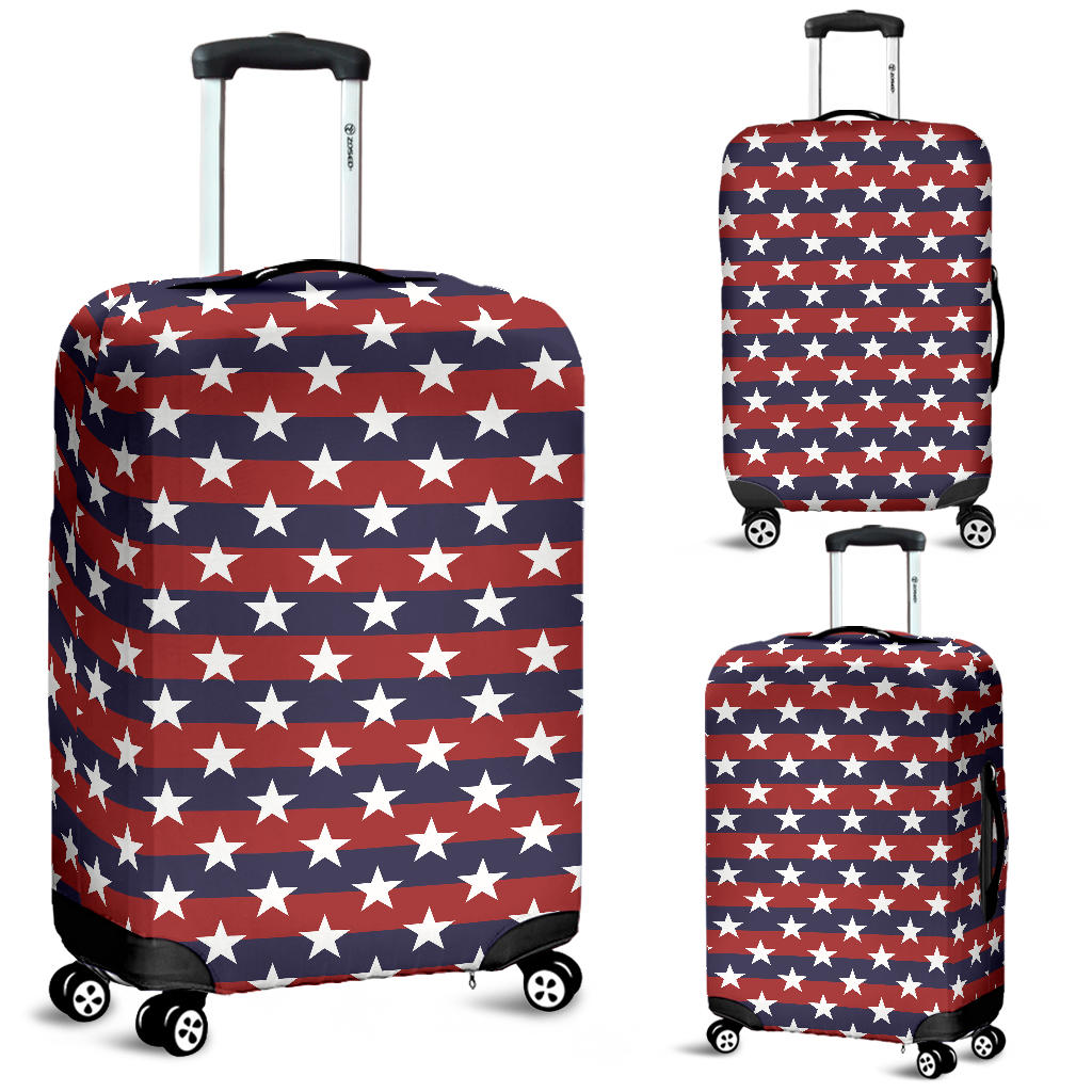 USA Star Pattern Background Luggage Covers