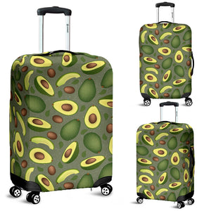 Avocado Pattern Background Luggage Covers