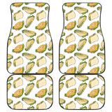 Sandwich Pattern Print Design 05 Front and Back Car Mats