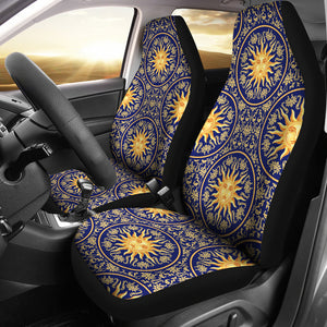 Sun Pattern Universal Fit Car Seat Covers