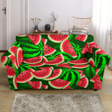 Watermelon Pattern Theme Loveseat Couch Slipcover