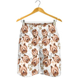 Yorkshire Terrier Pattern Print Design 04 Men Shorts