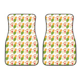 Sandwich Pattern Print Design 02 Front Car Mats