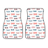 Sun Glasses Pattern Print Design 02 Front Car Mats