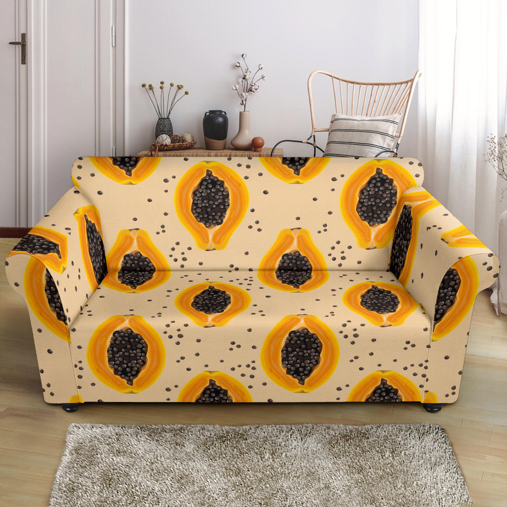 Papaya Pattern Loveseat Couch Slipcover