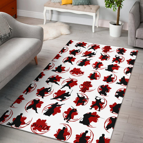 Ninja Pattern Area Rug