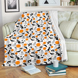 Halloween Pattern Premium Blanket