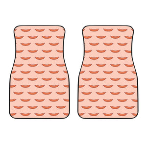 Sausage Pattern Print Design 01 Front Car Mats